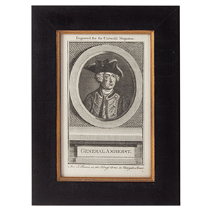 Engraved Portrait of General Jeffery Amherst Inventory Thumbnail