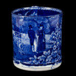 1213-89_2_Dark-Blue-Decorated-Mug,-Man-Woman-Garden-Scene