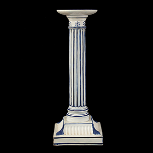 Wedgewood Fluted Columnar Candlestick Relief Decoration, Impressed Mark Inventory Thumbnail