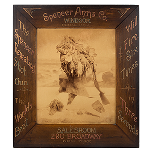 Spencer Arms Company Advertising Picture Frame, 290 Broadway, New York Inventory Thumbnail