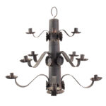 879-217_1_Chandeliers,-Pair,-Sheet-Iron,-19th-C,-NE_chandelier-1