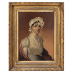 1255-18_1_Portrait,-Woman-in-White-Dress,-Oil-on-Panel