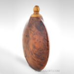 Burl Powder Flask, Bone Spout_view-2_1091-23