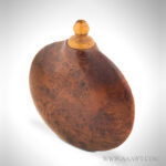 Burl Powder Flask, Bone Spout_view-4_1091-23