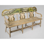 Settee, Tablet Back, Windsor Bench_692-57_2