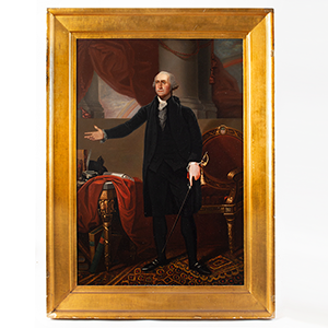 Portrait of George Washington, After Gilbert Stuart, Lansdowne Version Inventory Thumbnail