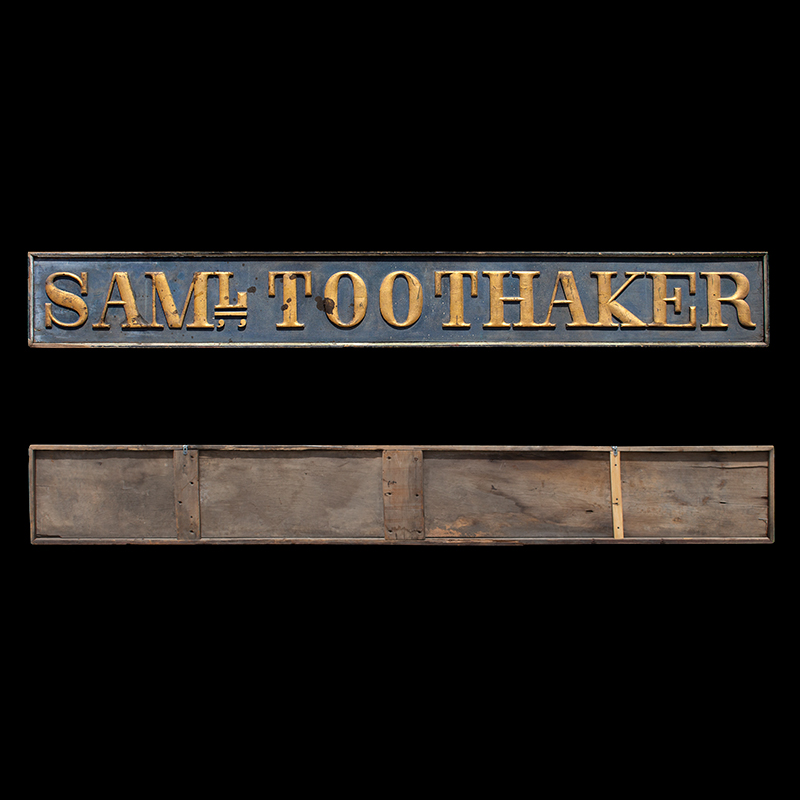Trade Sign, TOOTHAKER Inventory Thumbnail