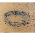 1409-43_3_Stoneware-Butter-Churn,-5gal,-Fisher-&-Co,-Lyons,-NY