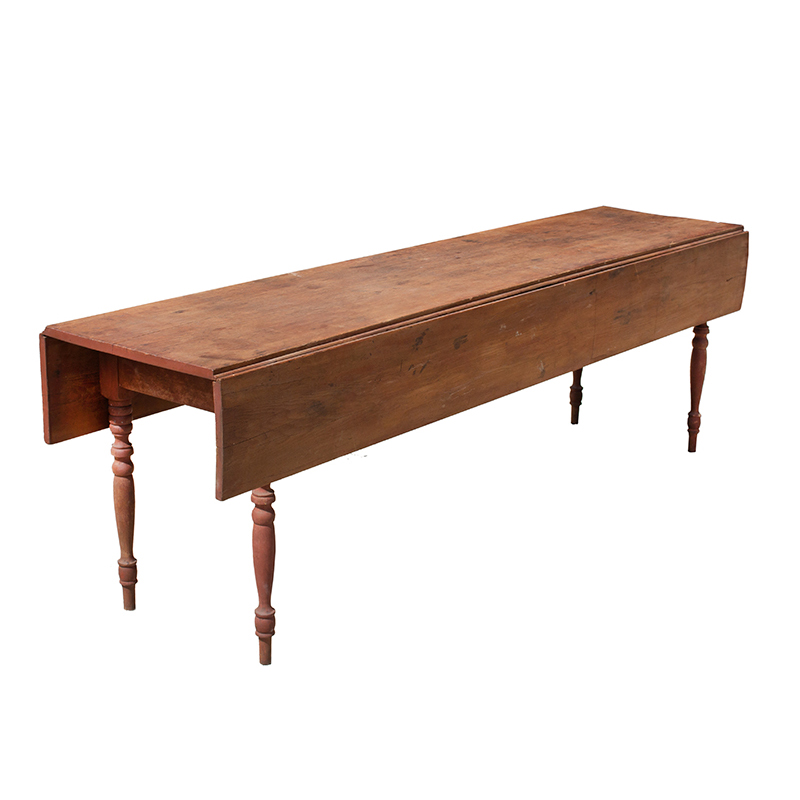 New England Harvest Table, 8-Feet Long, Original Surface Inventory Thumbnail