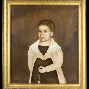 Aaron Dean Fletcher [1817-1902], Portrait, Boy Holding Watch on a Chain Inventory Thumbnail