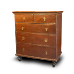 632-152_Ball-Foot-Chest,-Two-Over-Three-Drawer,-c1730