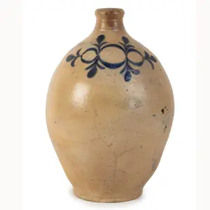 Late 18th Or Early 19th Century Stoneware Jug Probably Made In Manhattan Inventory Thumbnail