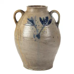 Double-Handled Stoneware Presentation Jar, Probably Hudson River Valley Inventory Thumbnail