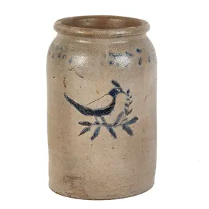 Stoneware Jar with Incised Birds, Possibly New York Inventory Thumbnail