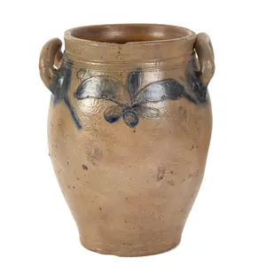 Stoneware Crock with Open Handles Inventory Thumbnail