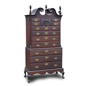 Chippendale Chest-on-Chest-on Frame, Original Hardware & Surface History Inventory Thumbnail