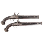 308-683_1_Under-Flintlock-Pistols,-Pair,-Silver-Mounted