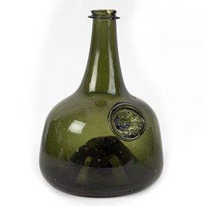 E. Herbert English Sealed Bottle, Transitional Onion to Mallet, Seal of E. Herbert Inventory Thumbnail