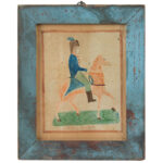 Watercolor,-Soldier-&-Horse,-Blue-Frame_entire_745-400