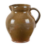 1120-111_1_Redware-Pitcher,-Green-Glaze