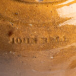 1120-115_3_Redware-Jar,-SIgned-John-Bell