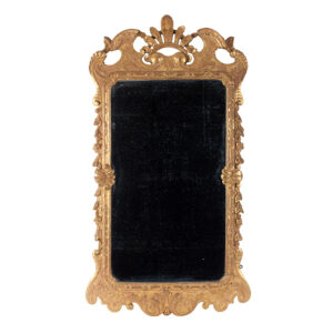 Queen Anne Giltwood Mirror, Carved and Pierced Inventory Thumbnail