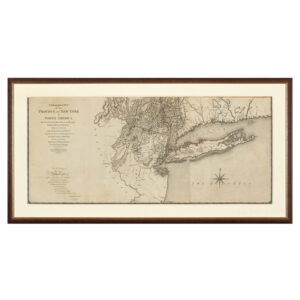 SAUTHIER, Claude Joseph (1736-1802) Map, New-York, North America Inventory Thumbnail