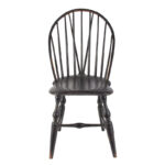 1187-49_3_Windsor-Side-Chair,-Brace-back,-Black-Over-Green,-Tracy-School