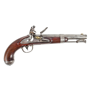 Outstanding US Model 1836 Flintlock Pistol by Asa Waters, Millbury Inventory Thumbnail