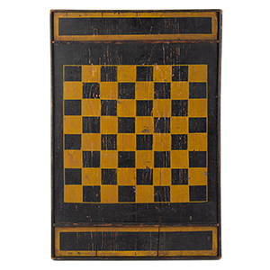 Nineteenth Century Game Board, Checkerboard, Original Paint Inventory Thumbnail