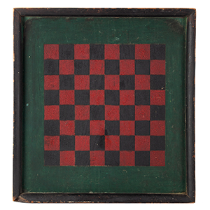 Antique Gameboard, Checkerboard, Original Paint Inventory Thumbnail