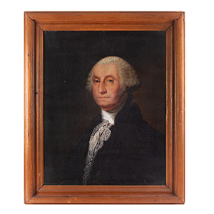 Portrait, George Washington, After Gilbert Stuart’s Athenaeum Portrait Inventory Thumbnail