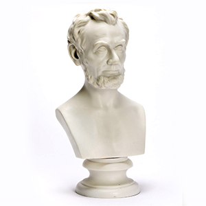 Parianware Bust of Abraham Lincoln, Martin Milmore (1844-1883) Inventory Thumbnail