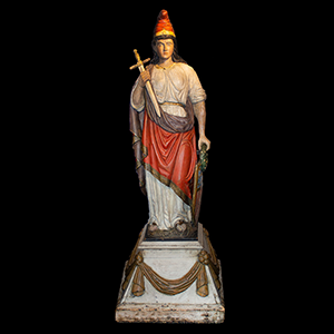 Goddess of Liberty Standing Figure on Original Base Inventory Thumbnail