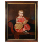 660-49_1_Portrait,-Child-with-Doll,-Oil-on-Canvas