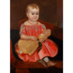 660-49_2_Portrait,-Child-with-Doll,-Oil-on-Canvas