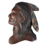 346-69_1_Carved-Wooden-Indian-Head