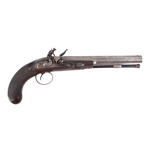 Flintlock Pistol by FISHER of London Inventory Thumbnail