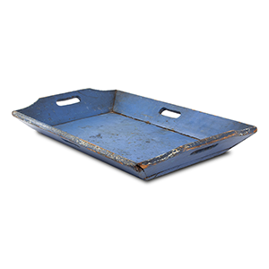 Nineteenth Century Apple Tray, Lap Tray in Blue Paint Inventory Thumbnail